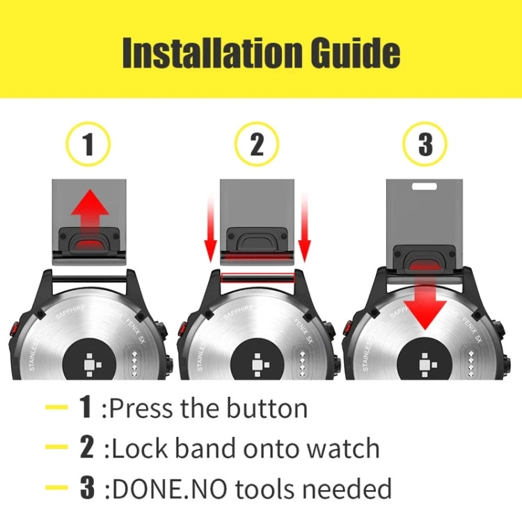 For Garmin Fenix 6S 20mm Silicone Watch Band(White) by buy2fix