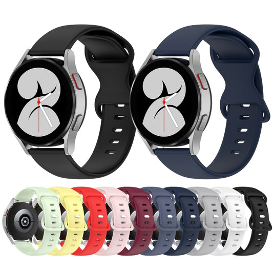 For Garmin Vivoactive 3 Music 20mm Solid Color Silicone Watch Band(Rock Cyan) by buy2fix