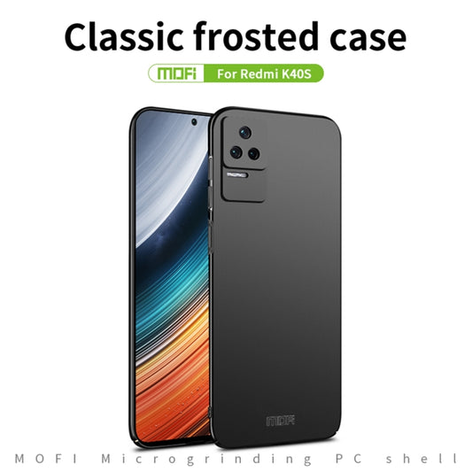 For Xiaomi Redmi K40S MOFI Frosted PC Ultra-thin Hard Phone Case(Red) by MOFI
