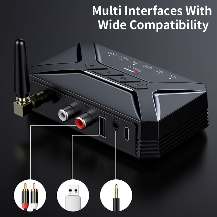 T-R22 External Antenna Long Distance 40m Bluetooth Audio Receiver Transmitter 2 in 1 by buy2fix