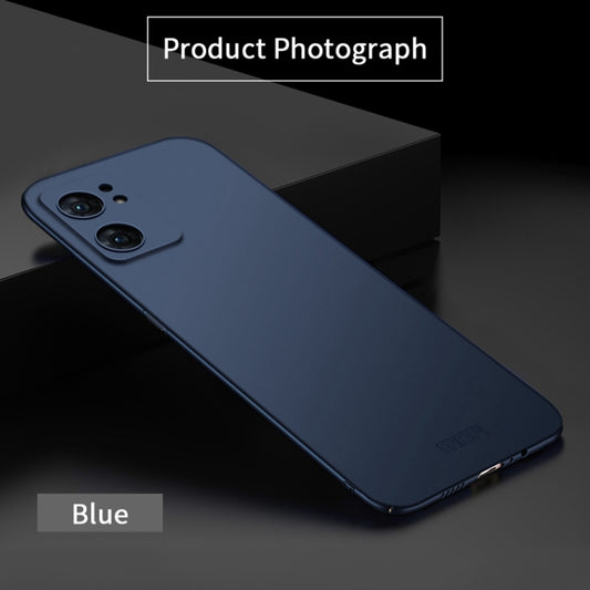 For OPPO Find X5 Lite / Reno7 Global MOFI Frosted PC Ultra-thin Hard Case(Blue) by MOFI