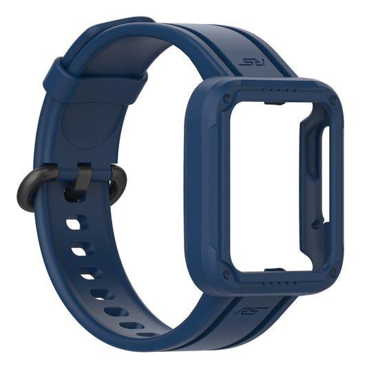 For Xiaomi Mi Watch 2 Lite Silicone Solid Color Watch Band(Dark Blue) by buy2fix