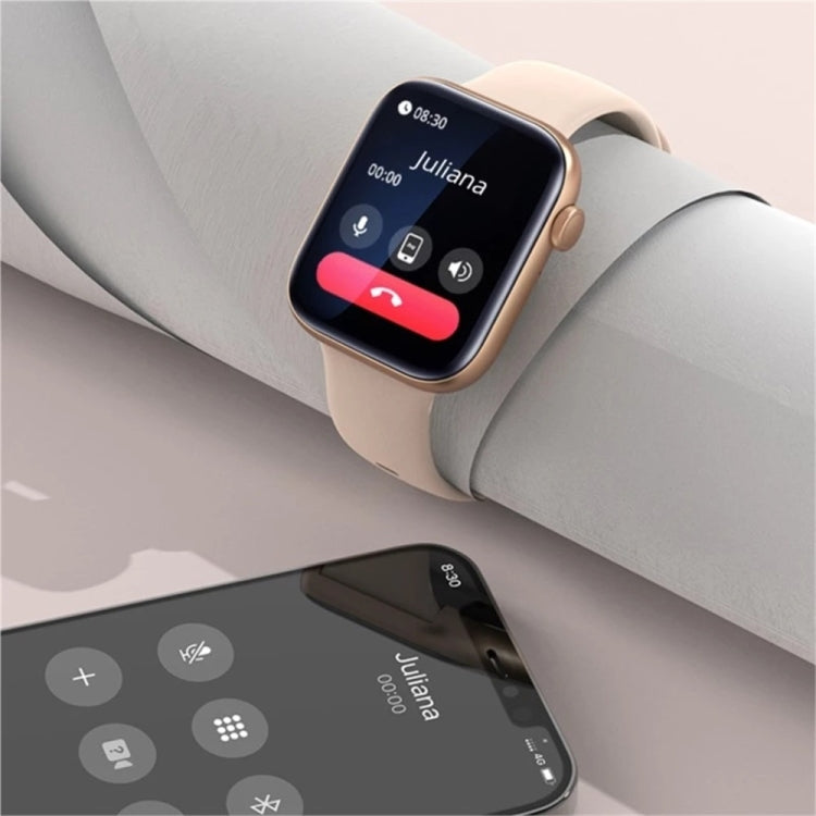 P45 1.8 inch Color Screen Smart Watch,Support Heart Rate Monitoring/Blood Pressure Monitoring(Black) by buy2fix