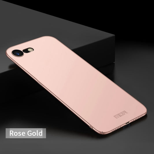 For iPhone SE 2022 / 2020 MOFI Frosted PC Ultra-thin Hard Case(Rose Gold) by MOFI