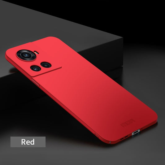 For OnePlus Ace 5G / 10R 5G MOFI Frosted PC Ultra-thin Hard Case(Red) by MOFI