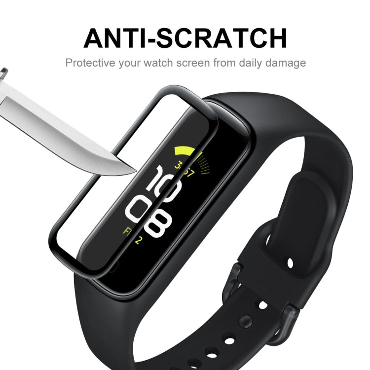 2 PCS For Samsung Galaxy Fit 2 ENKAY Hat-Prince 3D Full Coverage Soft PC Edge + PMMA HD Screen Protector Film by ENKAY