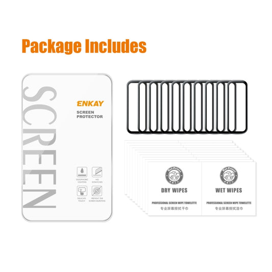 10 PCS For Samsung Galaxy Fit 2 ENKAY Hat-Prince 3D Full Coverage Soft PC Edge + PMMA HD Screen Protector Film by ENKAY