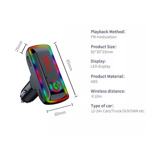 F11 USB Charger Car Player Blue Tooth Fm Transmitter Car MP3 Players by buy2fix