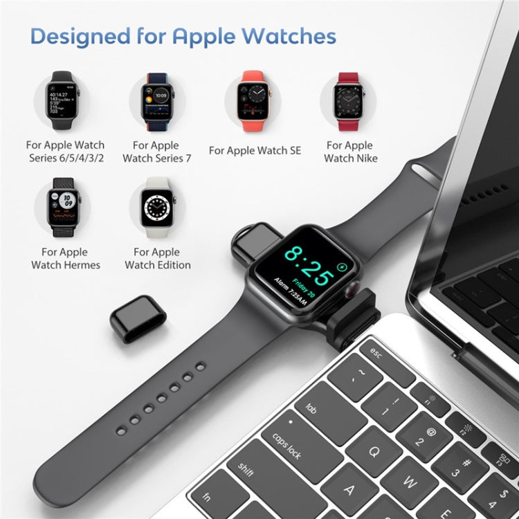 A05 2 in 1 Type C / USB-C to USB-A Magnetic Quick Wireless Charger for Apple Watch by buy2fix