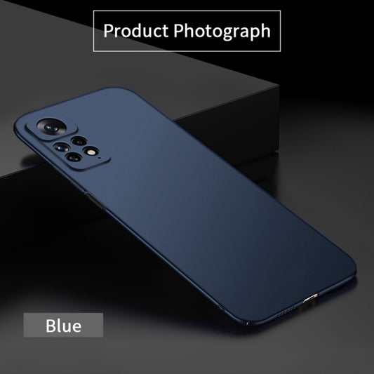 For Xiaomi Redmi Note 11E Pro MOFI Frosted PC Ultra-thin Hard Case(Blue) by MOFI