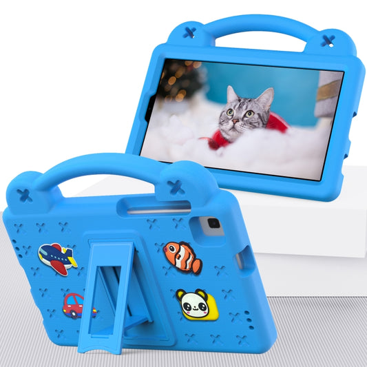 For Samsung Galaxy Tab A7 Lite 8.7 2021 T220/T225 Handle Kickstand Children EVA Shockproof Tablet Case(Sky Blue) by buy2fix
