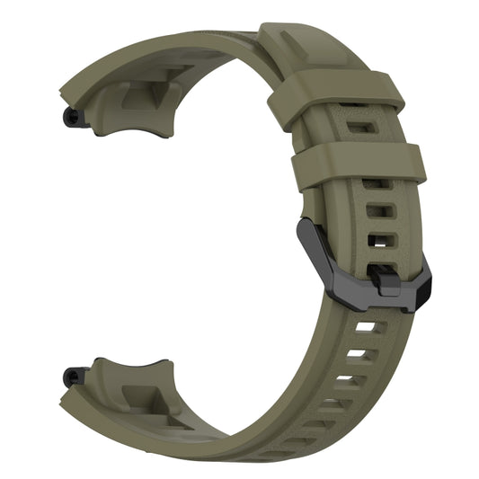 For Amazfit T-Rex 2 Silicone Leisure Watch Band(Jungle Green) by buy2fix