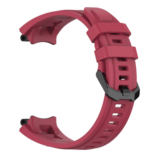 For Amazfit T-Rex 2 Silicone Leisure Watch Band(Red) by buy2fix