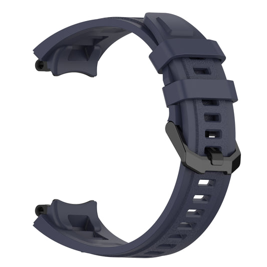 For Amazfit T-Rex 2 Silicone Leisure Watch Band(Dark Blue) by buy2fix