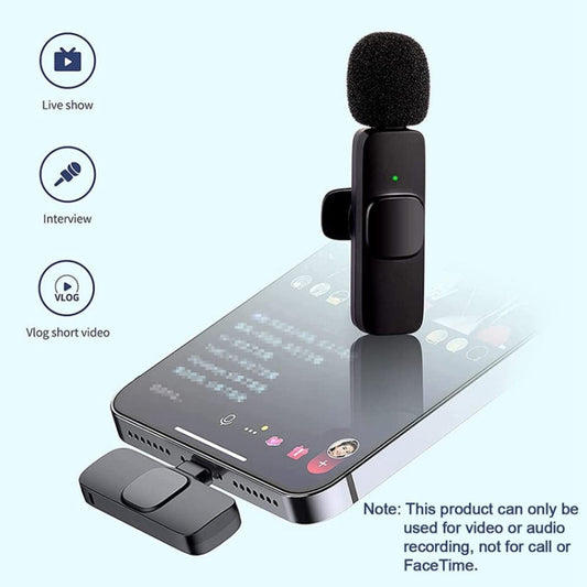 Wireless Lapel Microphones For Android Type C Device - Lavalier Microphone,Suitable For The YouTube | Facebook | Live Streaming | Interview Video | Tiktok by buy2fix