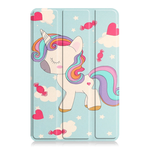 For Amazon Fire 7 12th 2022 JSM Smart Leather Tablet Case(Unicorn) by jumper