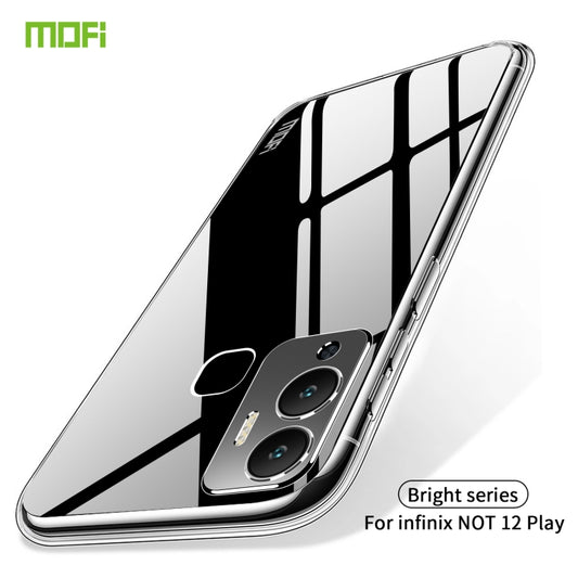 For Infinix Hot 12 Play MOFI Ming Series Ultra-thin TPU Phone Case(Transparent) by MOFI