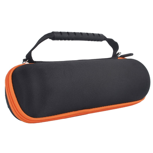 For JBL Flip 6 Portable Storage Box Case(Black Orange) by buy2fix