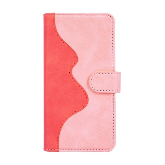 For Nothing Phone 1 Stitching Horizontal Flip Leather Phone Case(Pink Red) by buy2fix