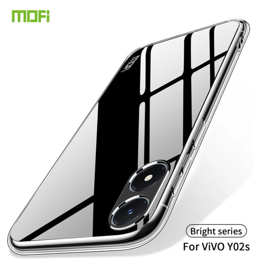 For vivo Y02s MOFI Ming Series Ultra-thin TPU Phone Case(Transparent) by MOFI