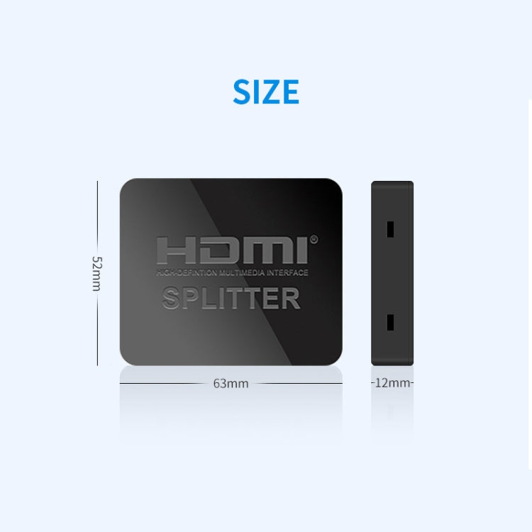 JSM 1 to 2 HDMI 1080P Switch Two Screen Simultaneous Display Spliter by JUNSUNMAY
