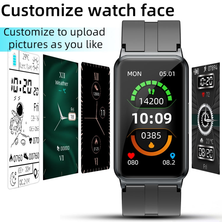 EP01 1.47 inch Color Screen Smart Watch,Support Heart Rate Monitoring/Blood Pressure Monitoring(Black) by buy2fix