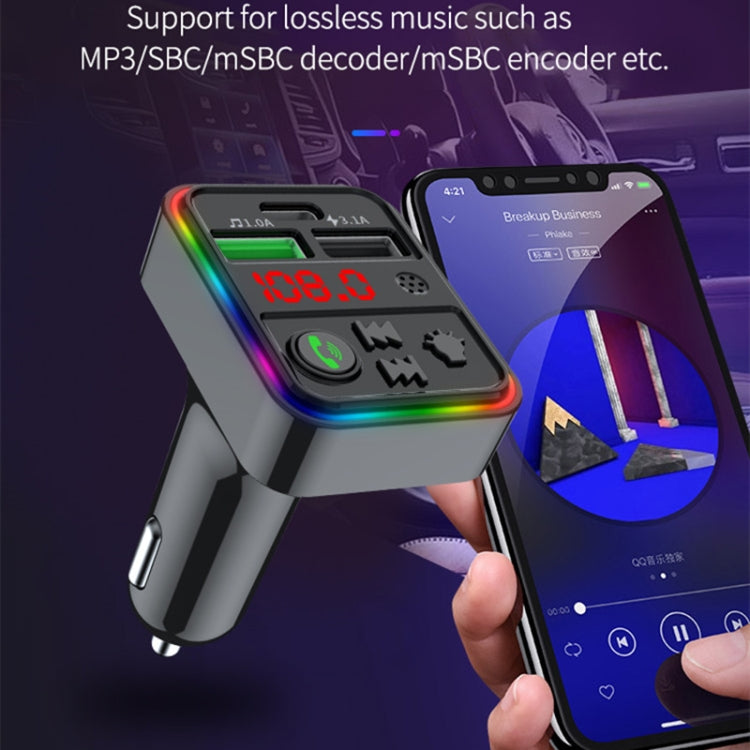 F18 FM Blue tooth Wireless Car Charger Dual USB Car MP3 Player by buy2fix