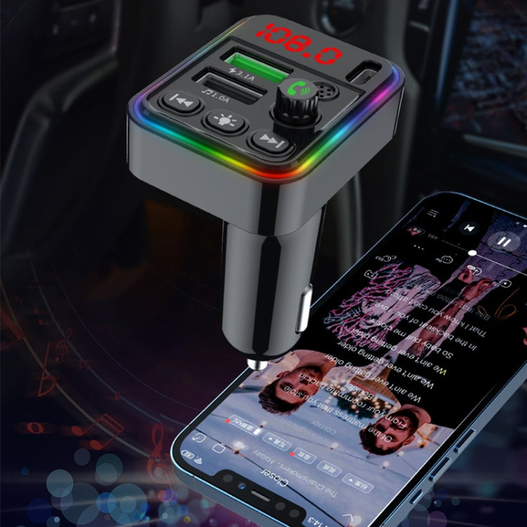 F19 Fast Charging Dual USB Blue Tooth Transmisor Car Mp3 Player by buy2fix