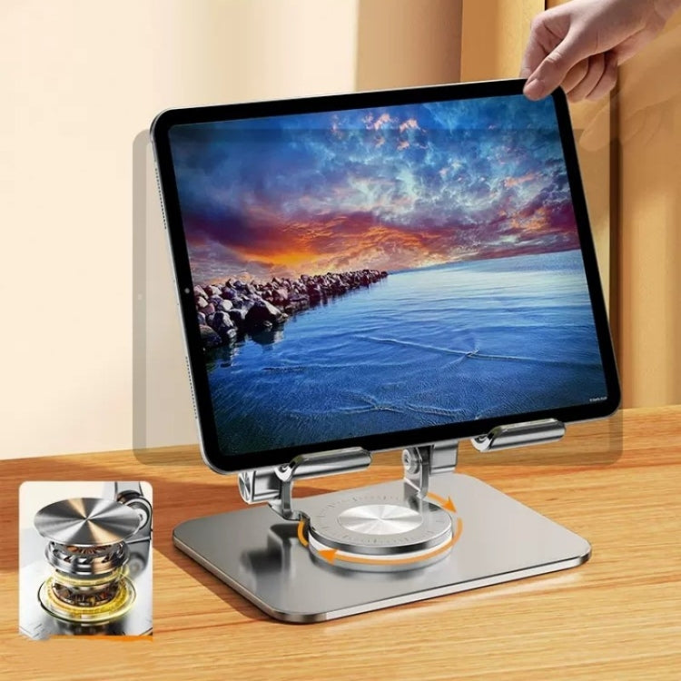 2026 Folding Adjustable Height Ergonomic 360 Rotation CNC Aluminum Desk Laptop Stand by buy2fix