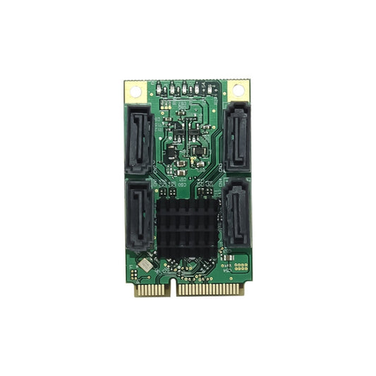 ST549 MINI PCI-E to 4 Ports SATA3.0 Expansion Card for Desktop by buy2fix