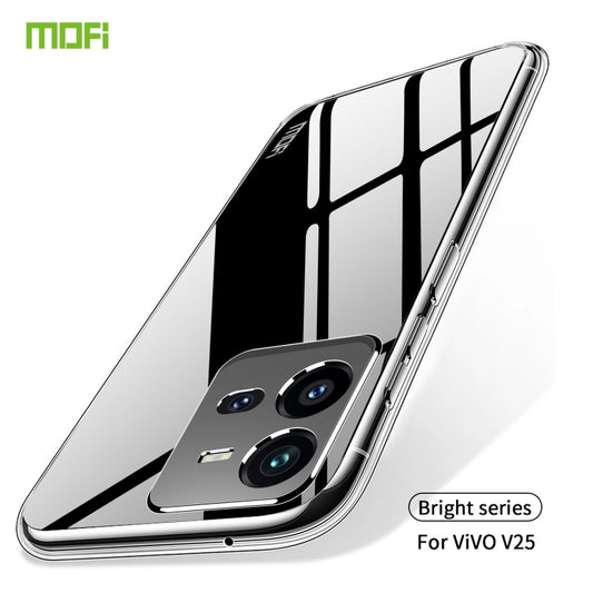 For vivo V25 MOFI Ming Series Ultra-thin TPU Phone Case(Transparent) by MOFI