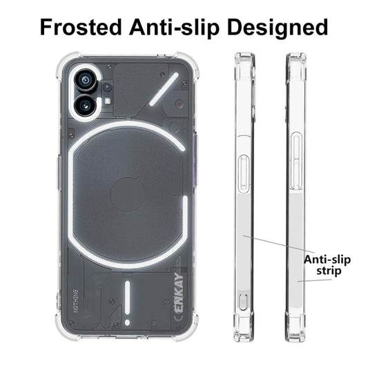 For Nothing Phone 1 ENKAY Clear TPU Shockproof Phone Case by ENKAY