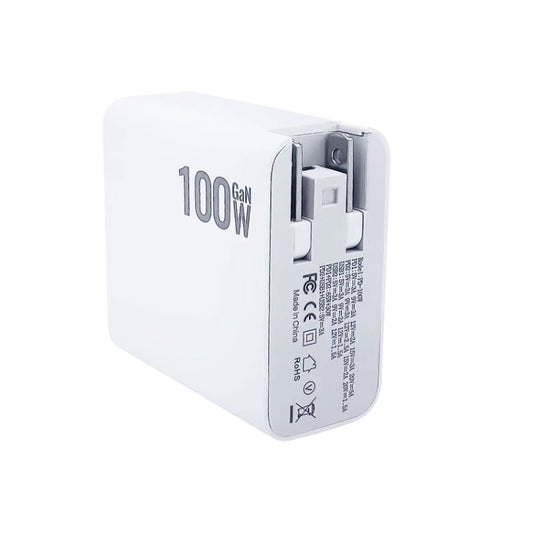 GaN 100W Dual USB + Dual USB-C/Type-C Multi Port Charger for Apple MacBook Series US / UK Plug by buy2fix