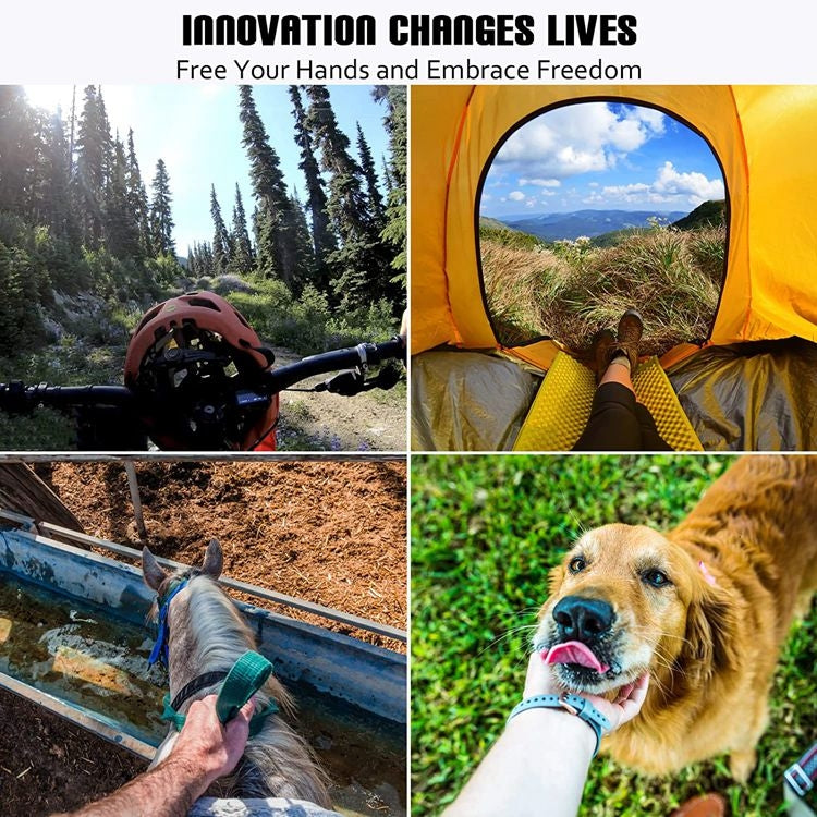 Standard Collar Lazy Adjustable Neck Bracket for GoPro Action Camera Smartphones by buy2fix