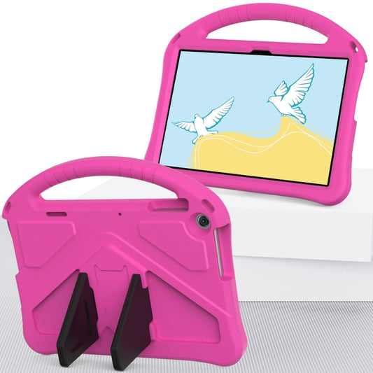 For Lenovo Tab M10 3rd Gen TB328FU / TB328XU 2022 EVA Shockproof Tablet Protective Case with Holder(Rose Red) by buy2fix