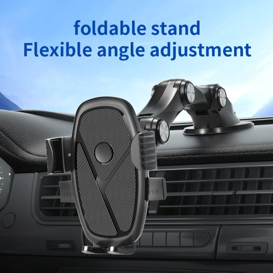 XZ3+JZ3 Suction Cup Type Car Holder Fixed Shockproof Mobile Phone Stand GPS Navigation Holder by buy2fix