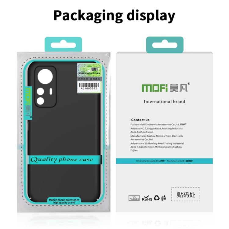 For Xiaomi 12T / Redmi K50 Ultra MOFI Micro Frosted PC Ultra-thin Hard Case(Black) by MOFI