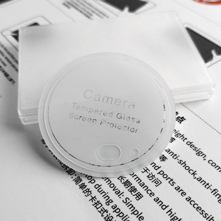 For Honor Magic5 Pro 2pcs ENKAY Hat-Prince 0.2mm 9H Rear Camera Lens Tempered Glass Film by ENKAY