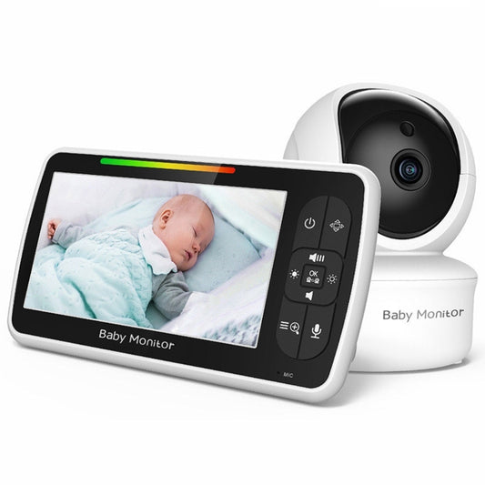 SM650 Wireless Video Baby Camera Intercom Night Vision Temperature Monitoring Cam(US Plug) by buy2fix