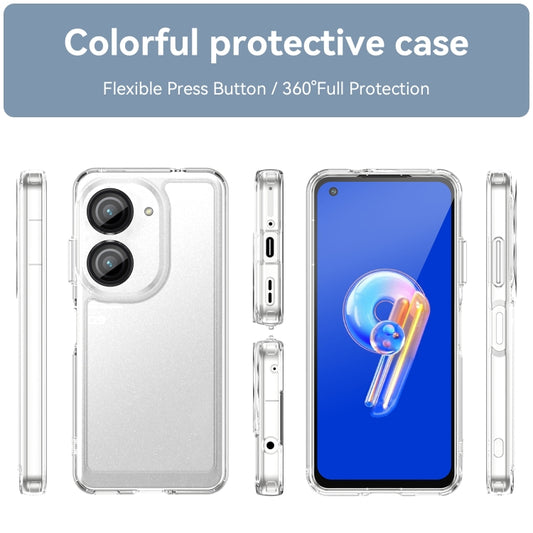 For ASUS Zenfone 9 Candy Series TPU Phone Case(Transparent) by buy2fix
