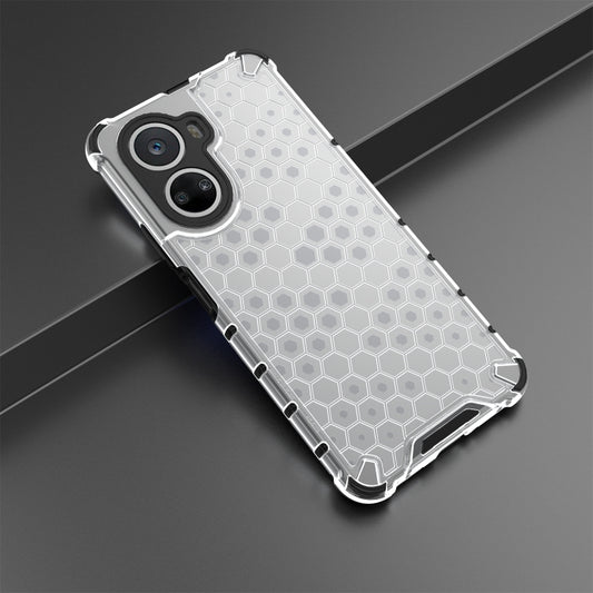 For Huawei Nova 10 SE 4G Honeycomb Phone Case(White) by buy2fix
