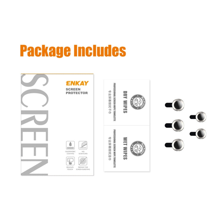 For Samsung Galaxy S23 Ultra 5G ENKAY Rear Lens Aluminium Alloy Tempered Glass Film by ENKAY