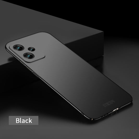 For Xiaomi Redmi Note 12 China MOFI Micro Frosted PC Ultra-thin Hard Case(Black) by MOFI