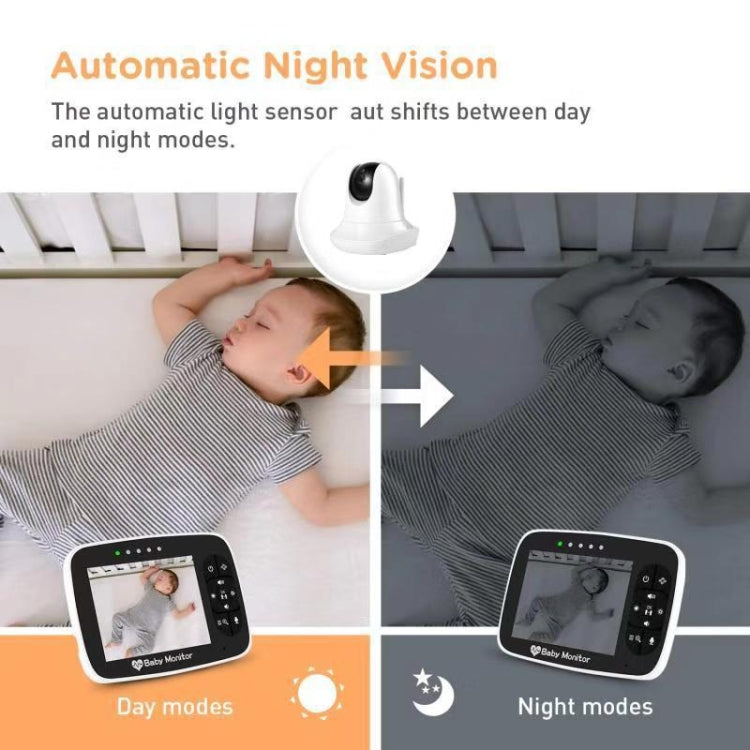 SM935 3.5 inch LCD Screen Wireless Video Baby Monitor Night Vision Two-Way Audio IP Camera(US Plug) by buy2fix