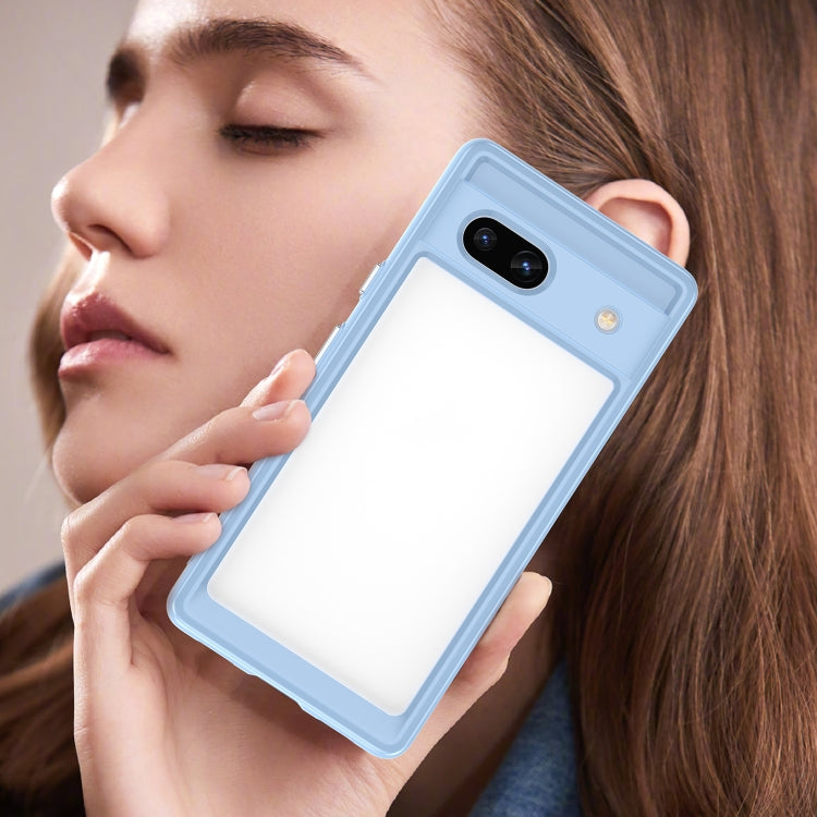 For Google Pixel 7a Colorful Series Acrylic + TPU Phone Case(Blue) by buy2fix