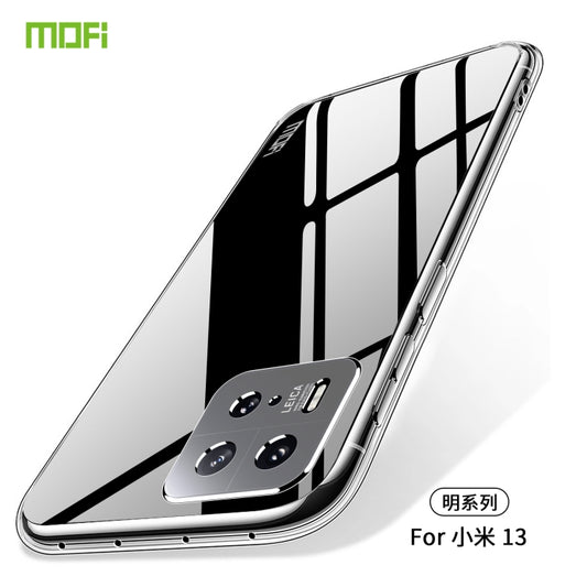 For Xiaomi 13 MOFI Ming Series Ultra-thin TPU Phone Case(Transparent) by MOFI