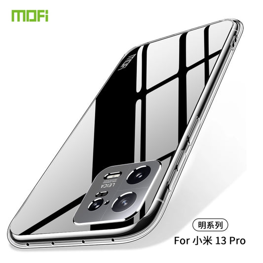 For Xiaomi 13 Pro MOFI Ming Series Ultra-thin TPU Phone Case(Transparent) by MOFI