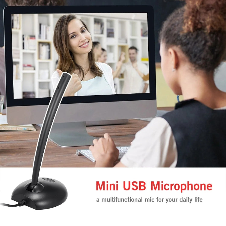 M-301 USB Mic Laptop PC Online Meeting Voice Microphone by buy2fix