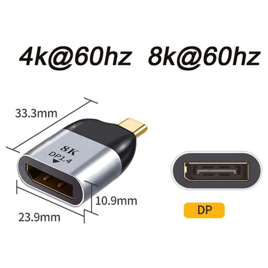 USB Type C to DP Display Port Converter 4K 60hz for Tablet Phone Laptop by buy2fix