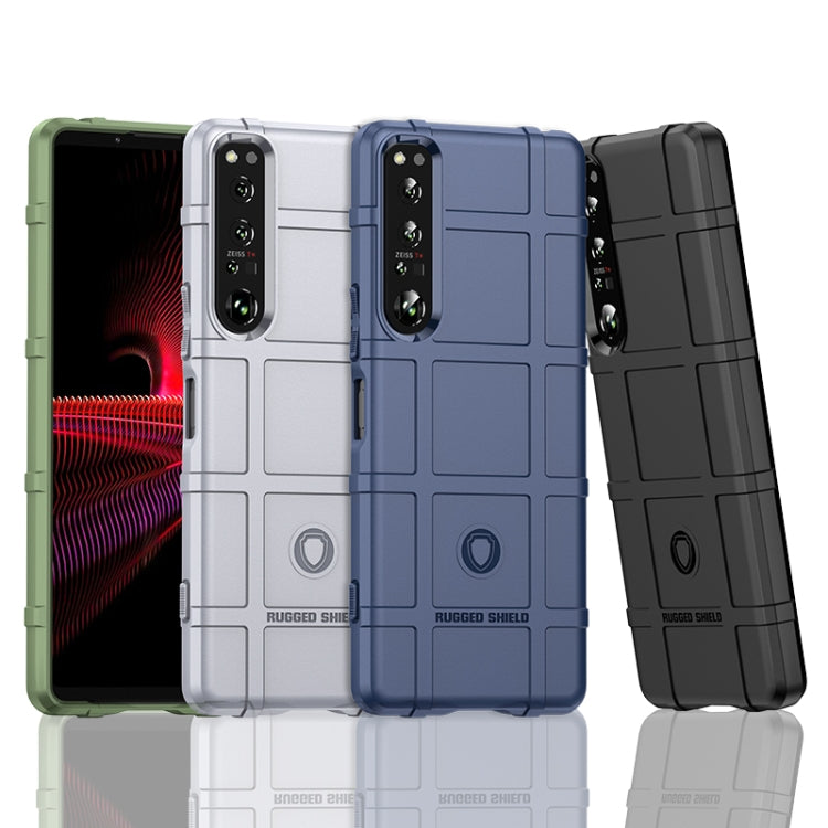 For Sony Xperia 1 V Full Coverage Shockproof TPU Phone Case(Black) by buy2fix